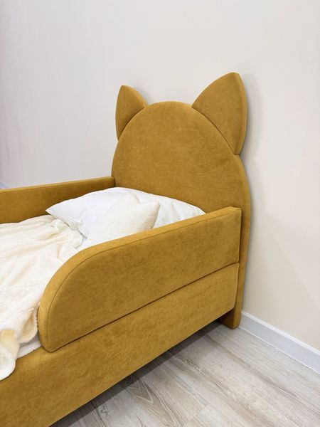 Ліжко дитяче Mirolux Котик, охра, спальне місце 90х190 см 6-90-190 фото