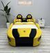 Дитяче ліжко Mirolux, машинка Sport Car, жовте, спальне місце 120х190 см 17-120-190 фото 7