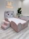Дитяче ліжко для дівчинки Mirolux, Hello Kitty, рожеве, спальне місце 120х190 см, з підйомним механізмом та нішею для зберігання 21-120-190-п фото 6