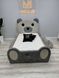 Дитяче ліжко Mirolux, Ведмедик Teddy, сіре, спальне місце 90х190 см 23-90-190 фото 1