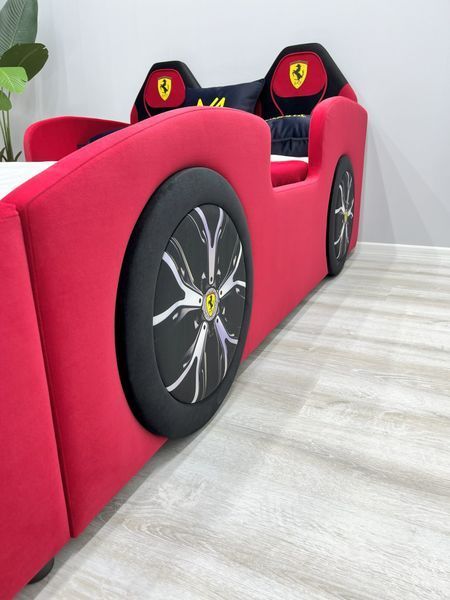 Дитяче ліжко Mirolux, машинка Sport Car, червоне, спальне місце 120х190 см 16-120-190 фото